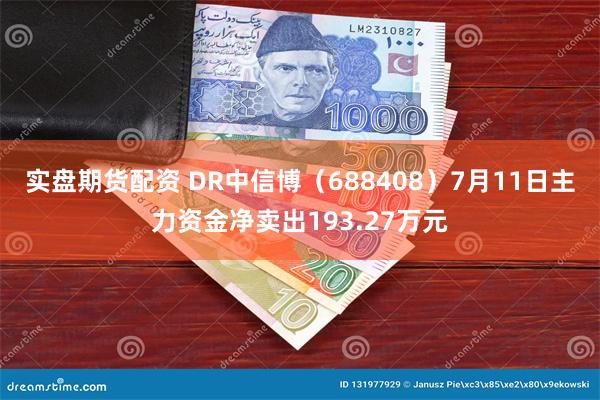 实盘期货配资 DR中信博（688408）7月11日主力资金净卖出193.27万元